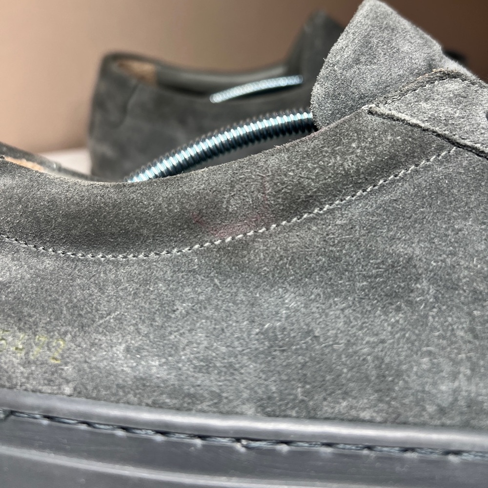 NWOT COMMON PROJECTS original Achilles low gray suede 45 EU / 12 US - Picture 12 of 12